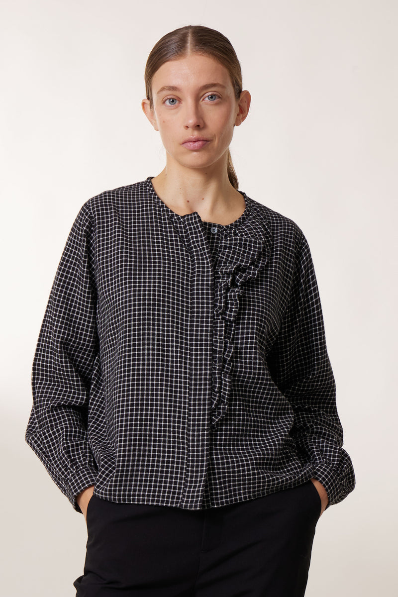 Colina Checki Blouse