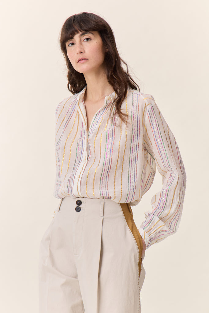 Cob Strp shirt | Leon & Harper