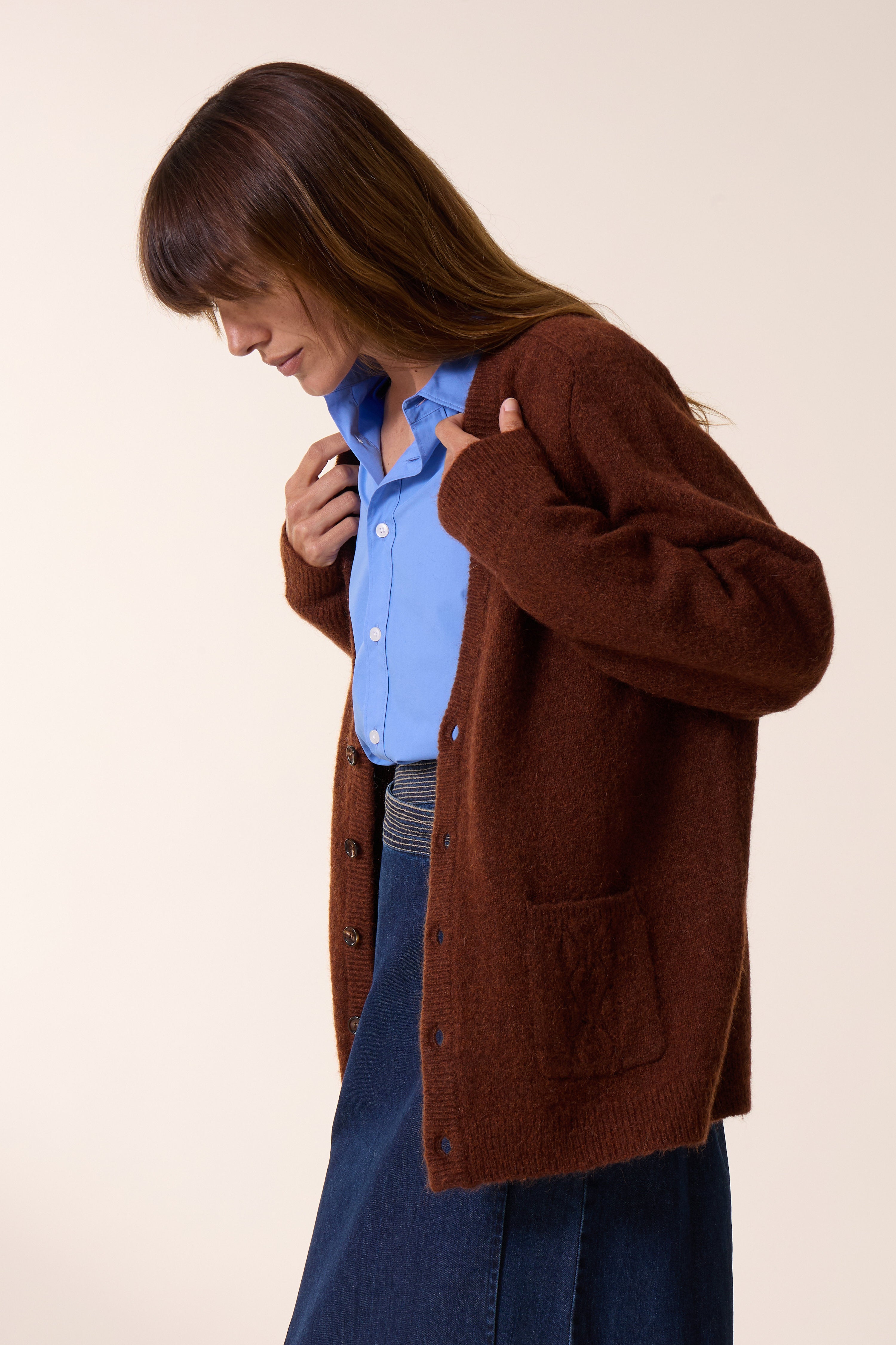 美品deresデレス　Amour cardigan Harmony brown ORDER】Harmony / Amour cardigan – deres.online