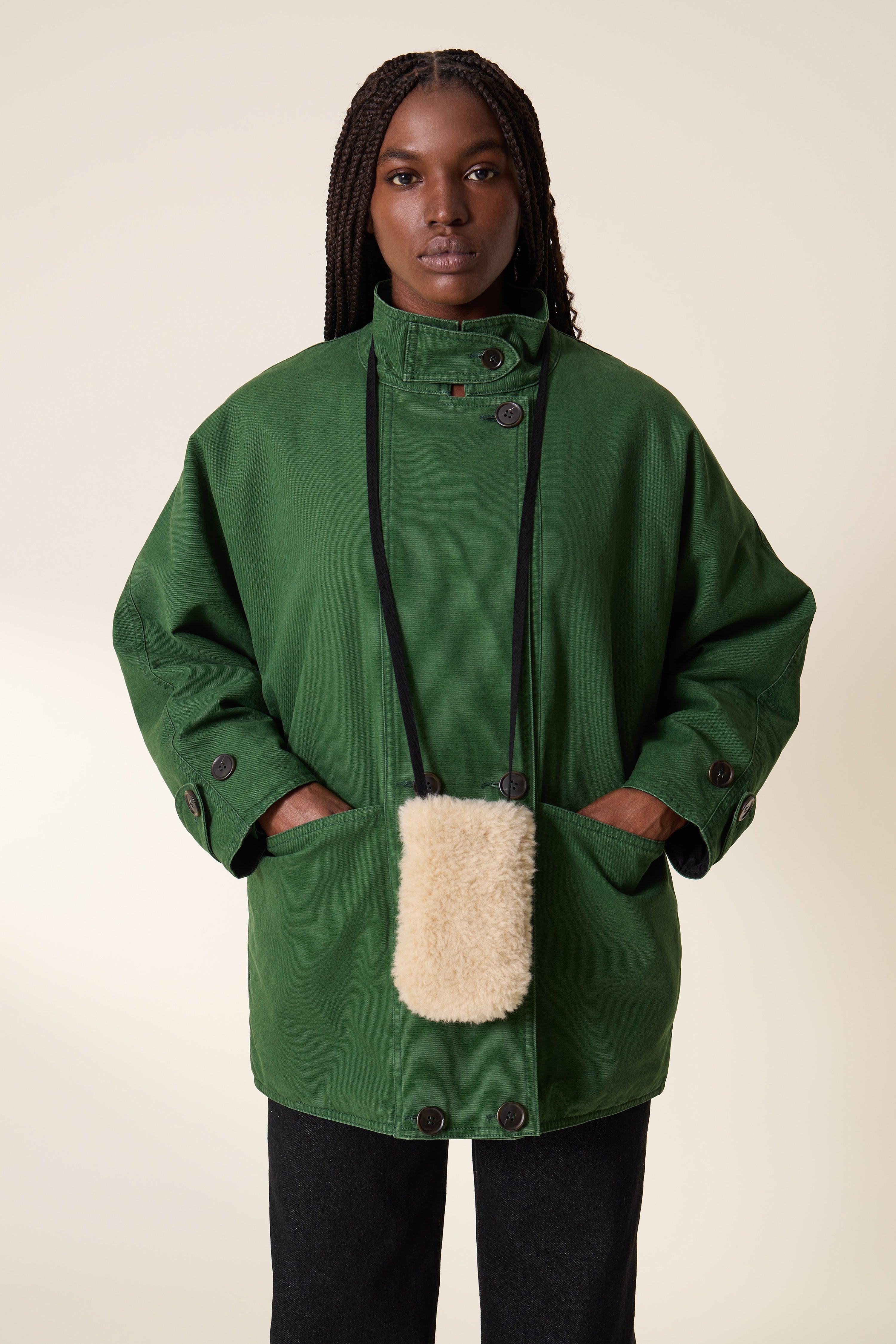 HELLO LUPO オリーブグリーンジャケット 18〜24m HELLO LUPO オリーブグリーンジャケット 18〜24m