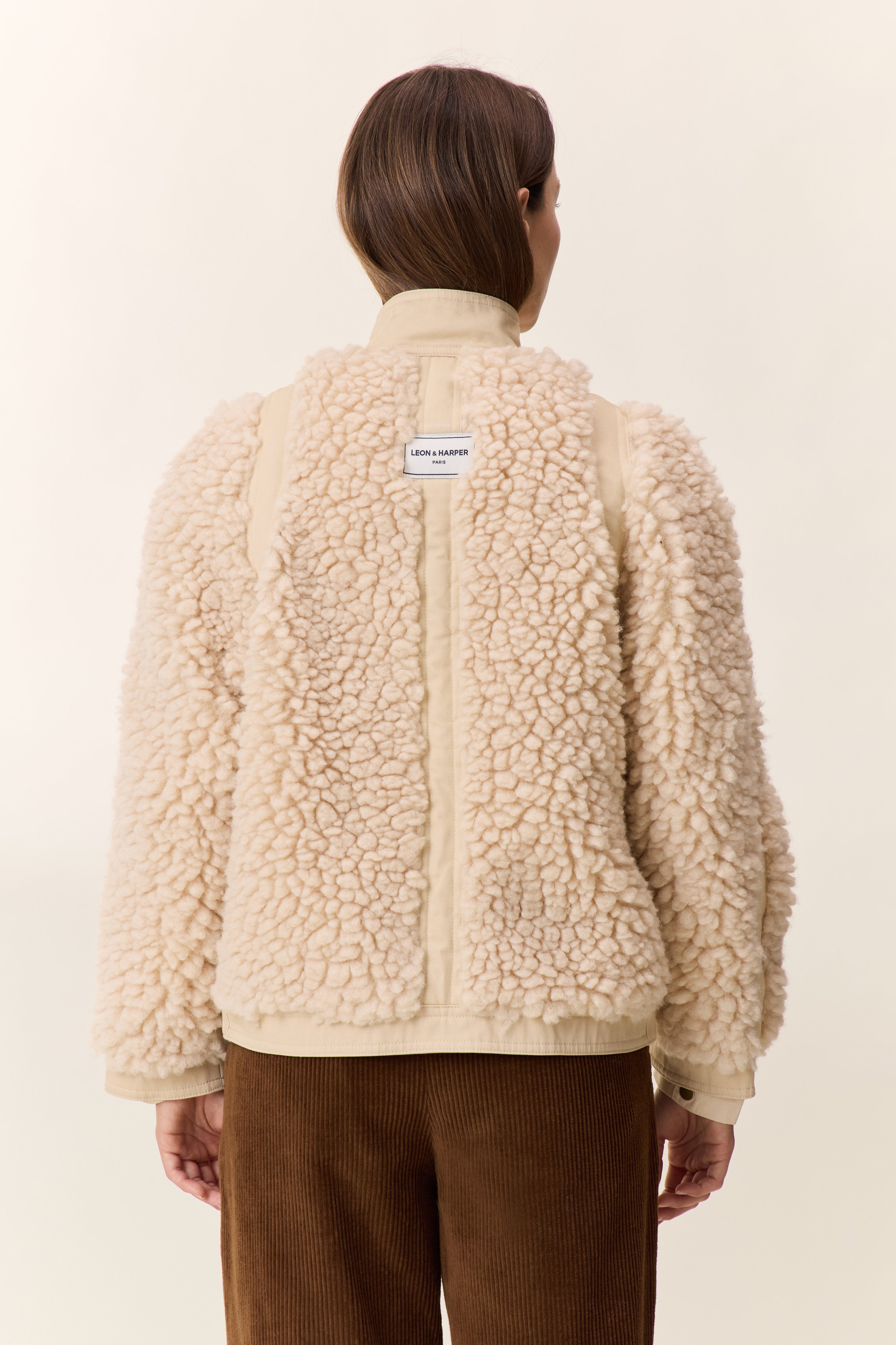 Manteau Vyvian Blanc | Leon & Harper | Leon & Harper