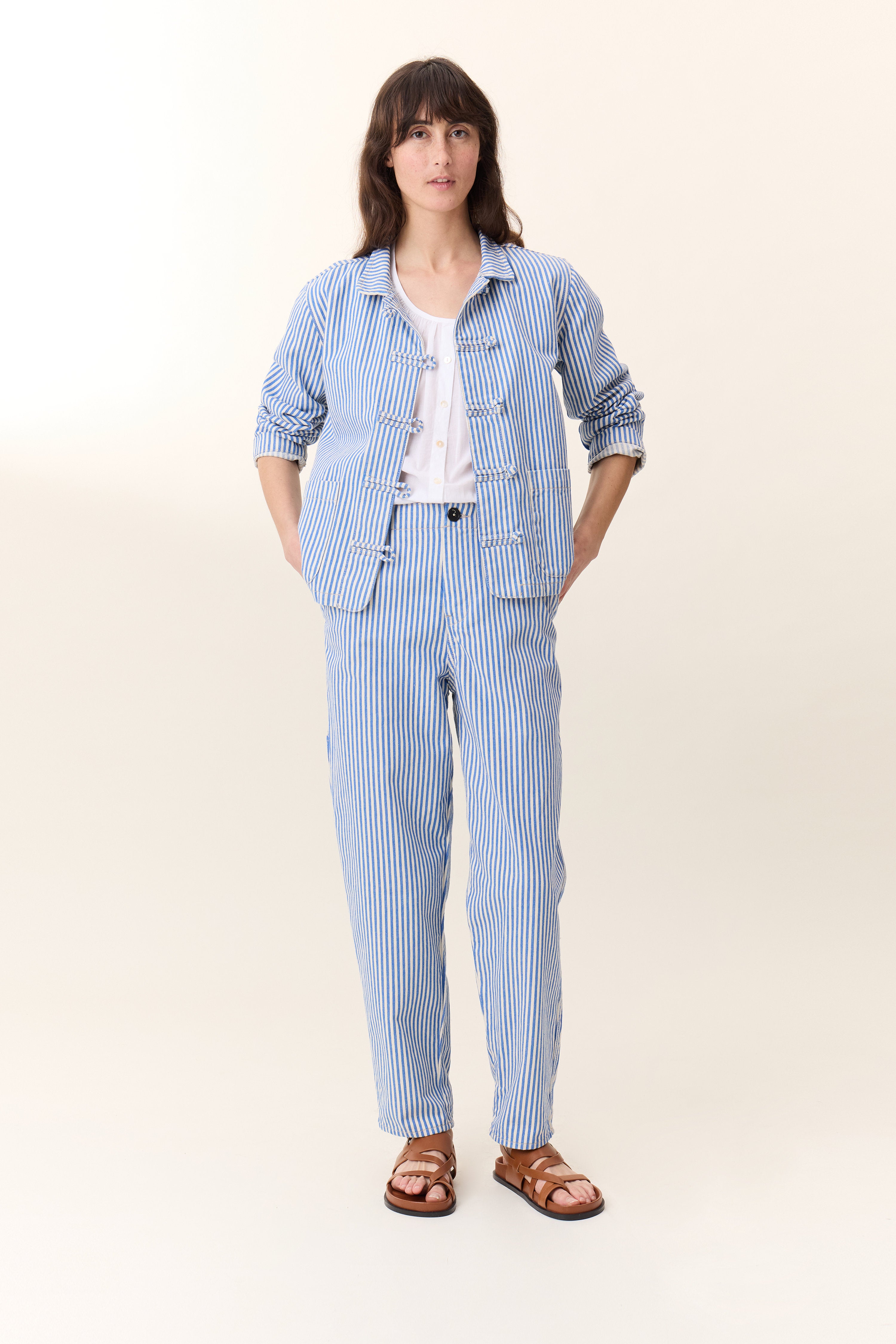 Armina Stripe Pants | Leon & Harper