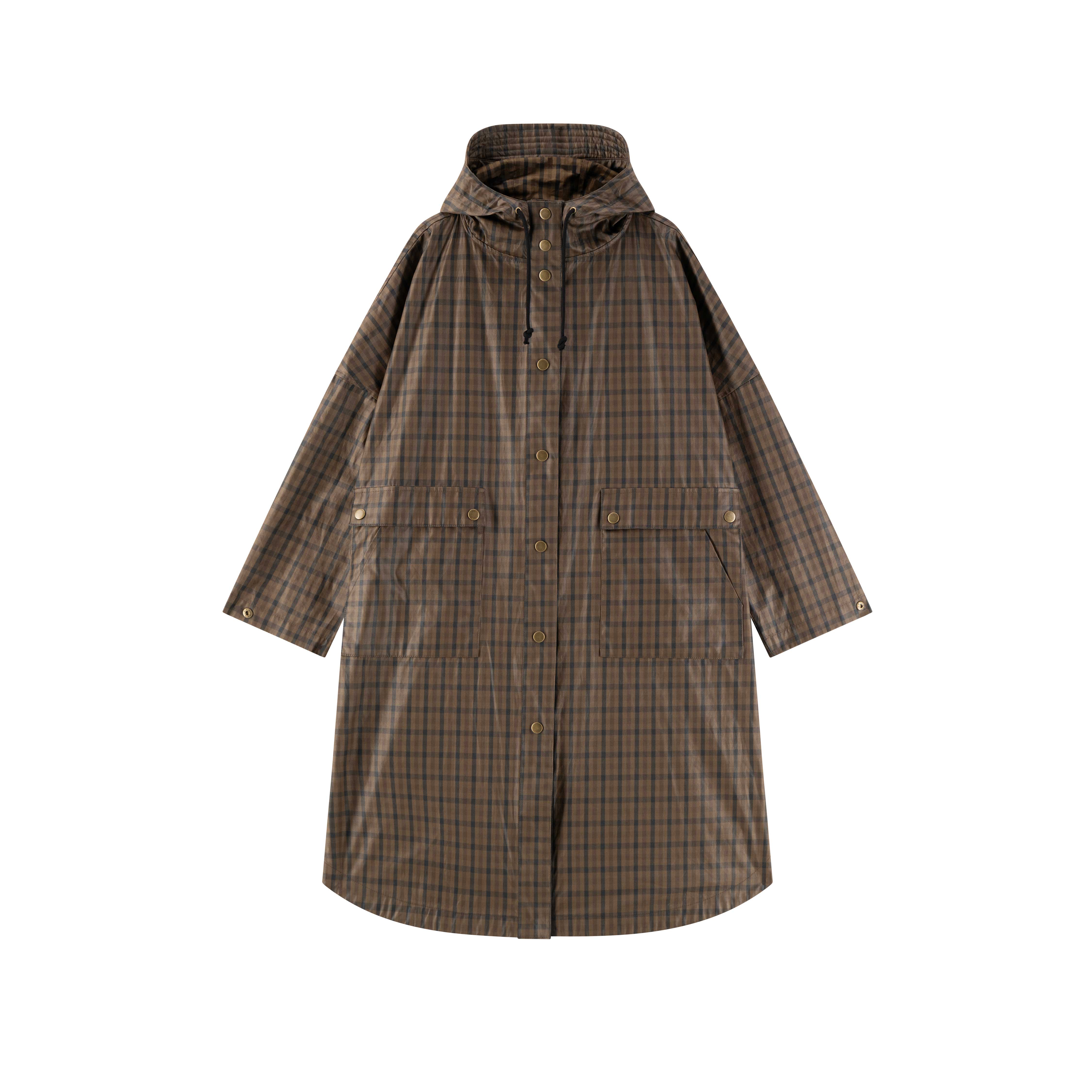ジャケット・アウター 20471120 poncho top Sofia Topstitched Denim Cape - Josh And Nicol