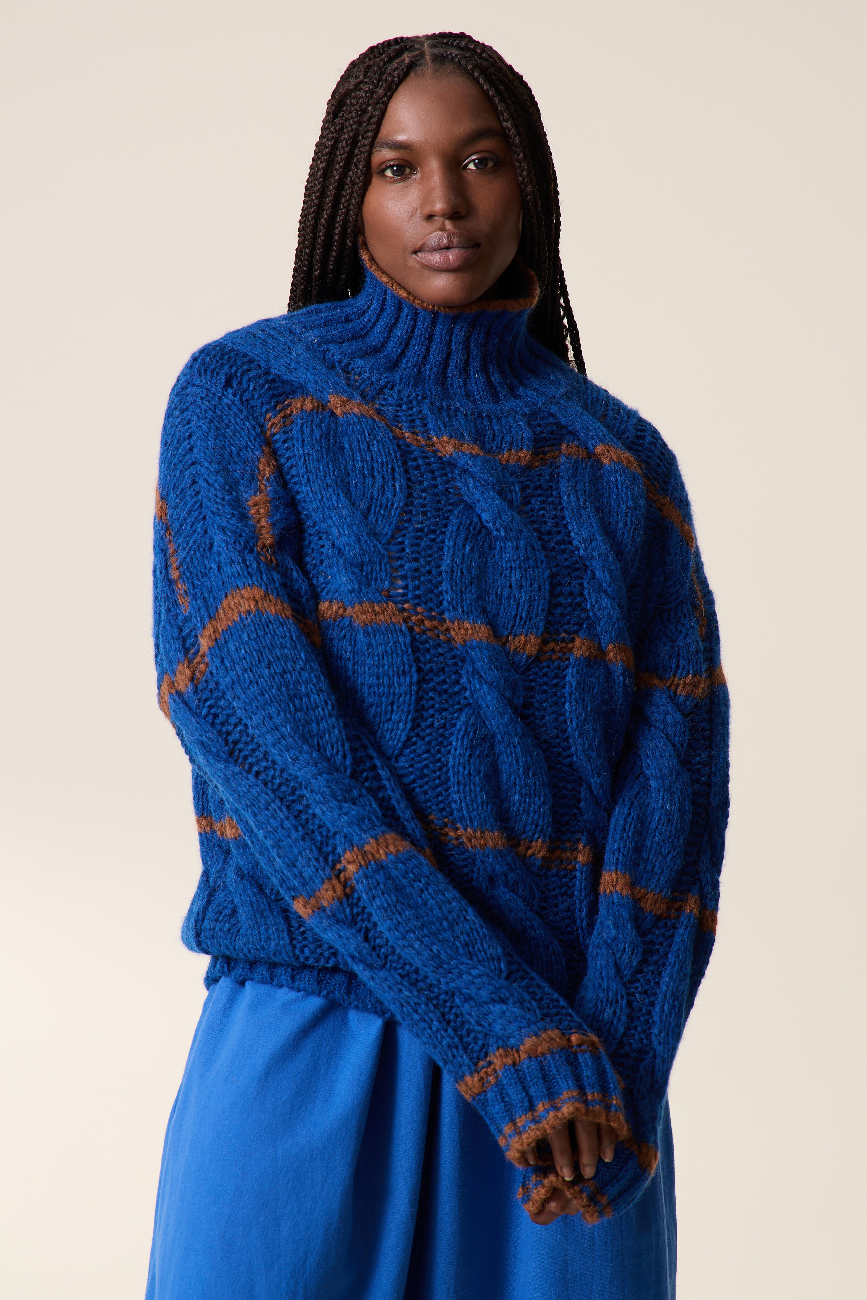 ec melodi ニット Melodie Stripe Cardigan | Leon & Harper