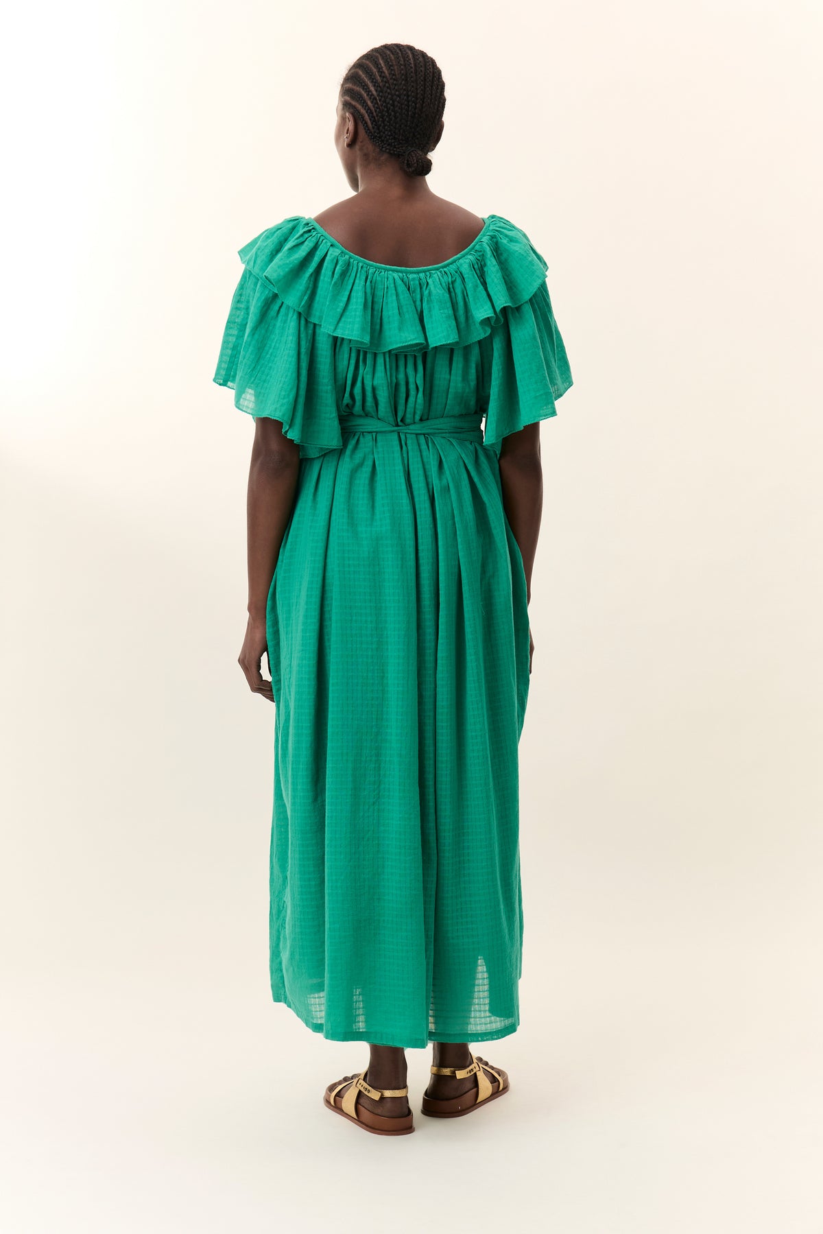 rae seated green dress Rre By Lorena Rae Dress 'Rafaela' female green plain colored size 42