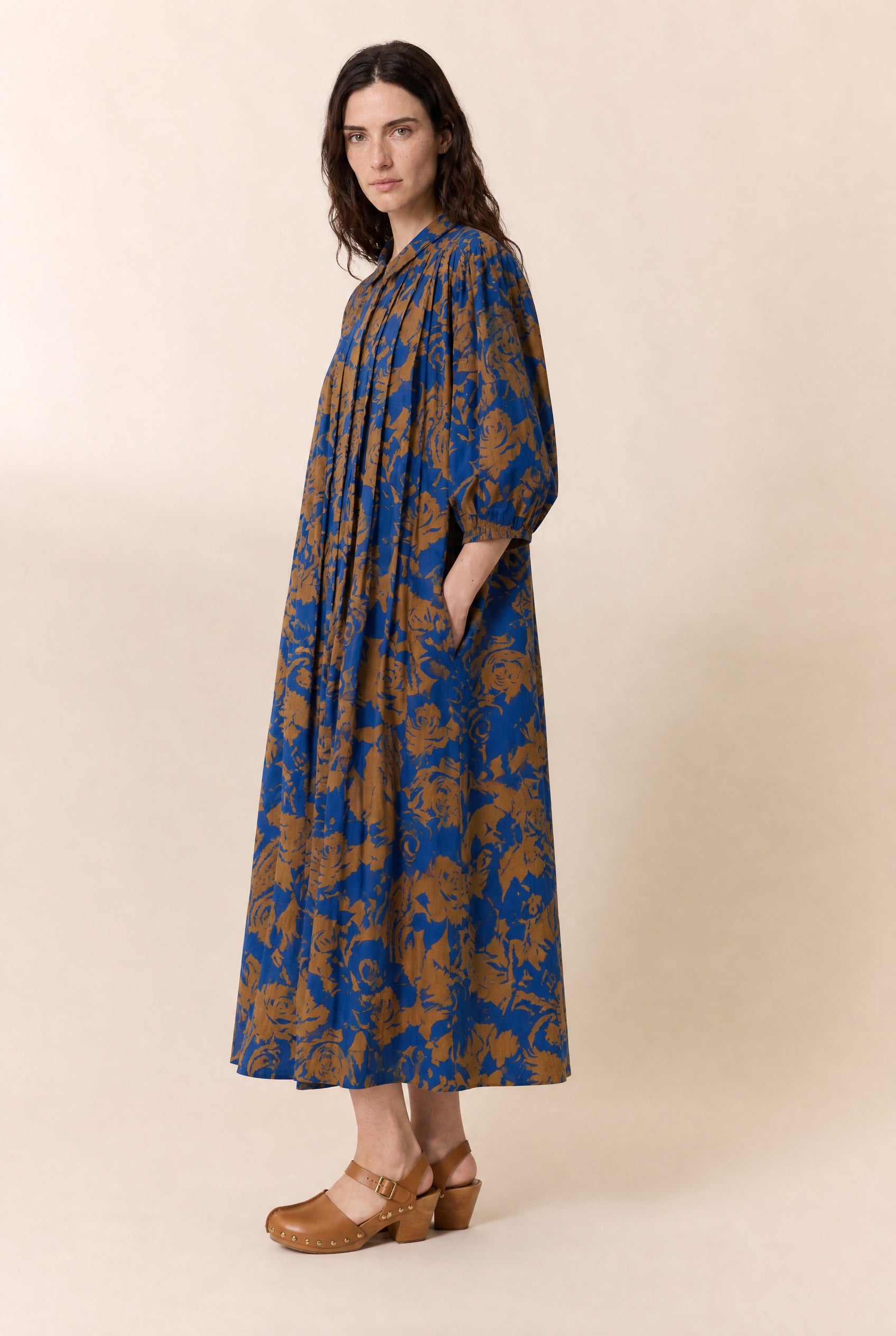 Robe Roca Rose Bleu | Leon & Harper | Leon & Harper