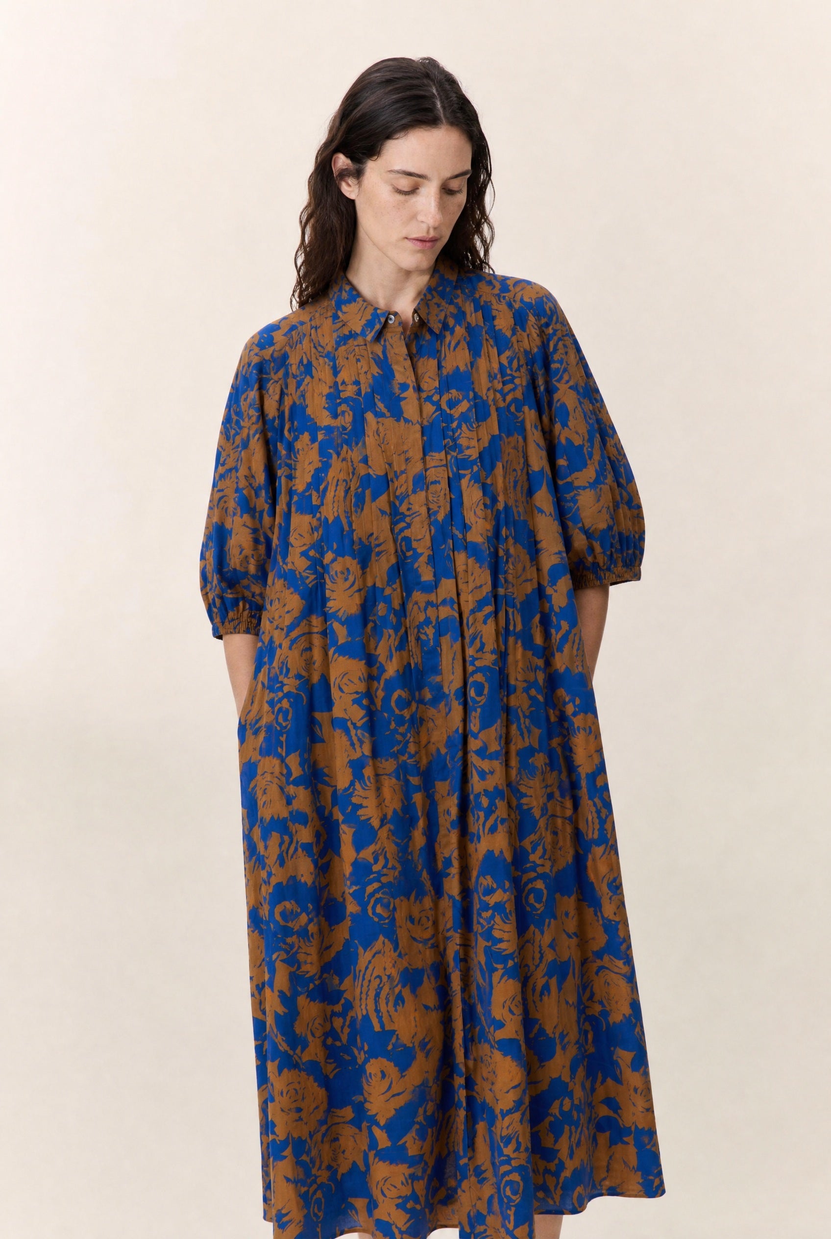 Robe Roca Rose Bleu | Leon & Harper | Leon & Harper