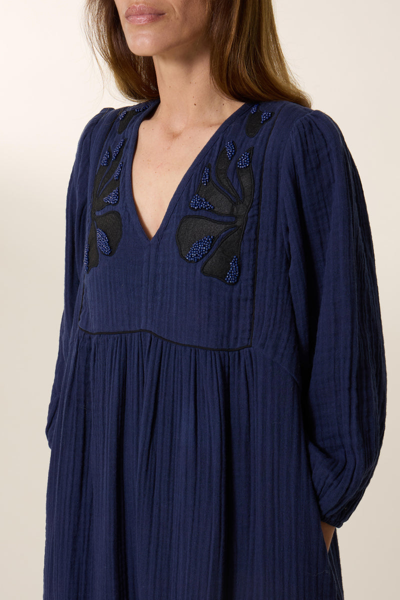 Vestido Cuentas romanas