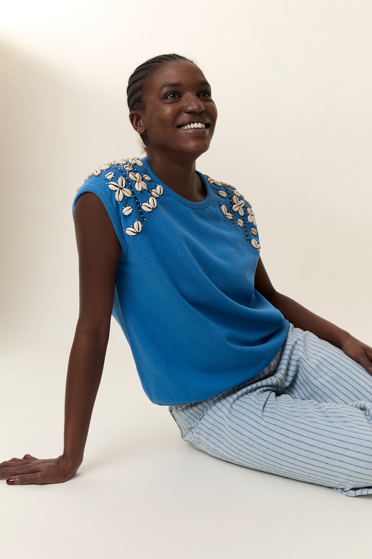 leon harper Sweat Sirop Shell Azur Dernier jour Vêtements