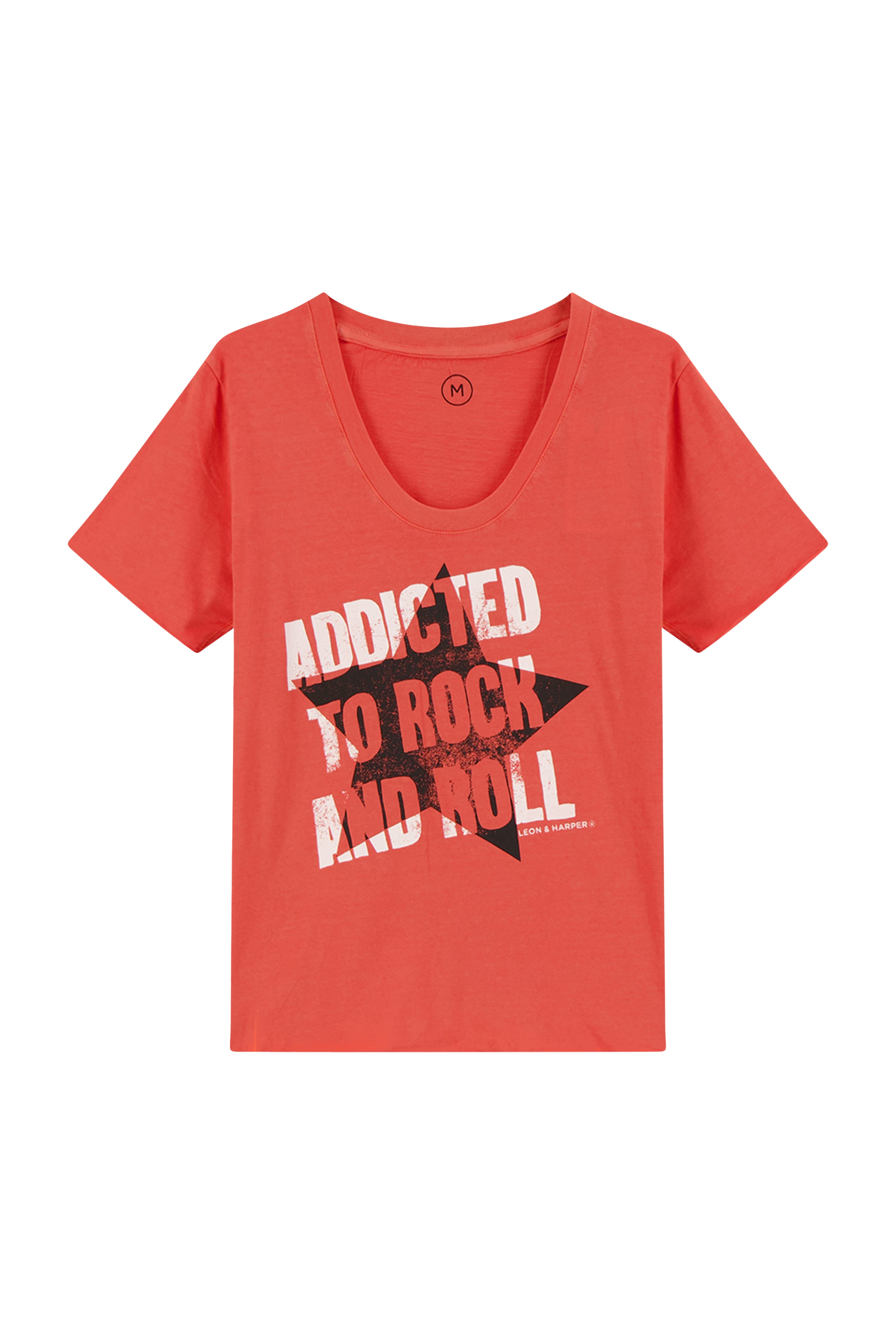 T-shirt Tizia Addict Tomate | Leon & Harper | Leon & Harper