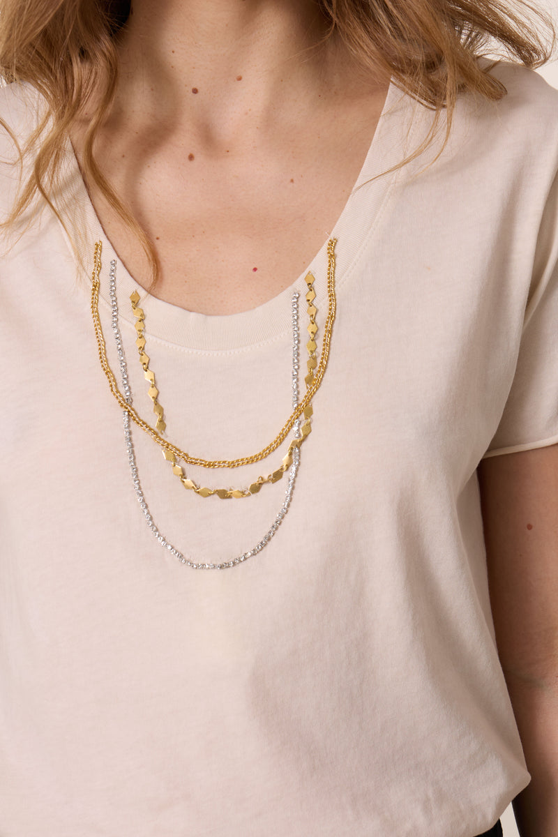 Camiseta Tizia Diamantes