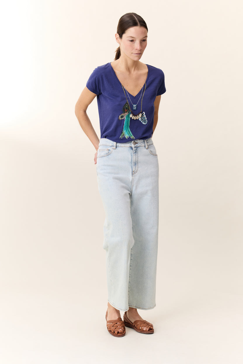 LEON & HARPER Tonton Caruso T-shirt Berry main image 1