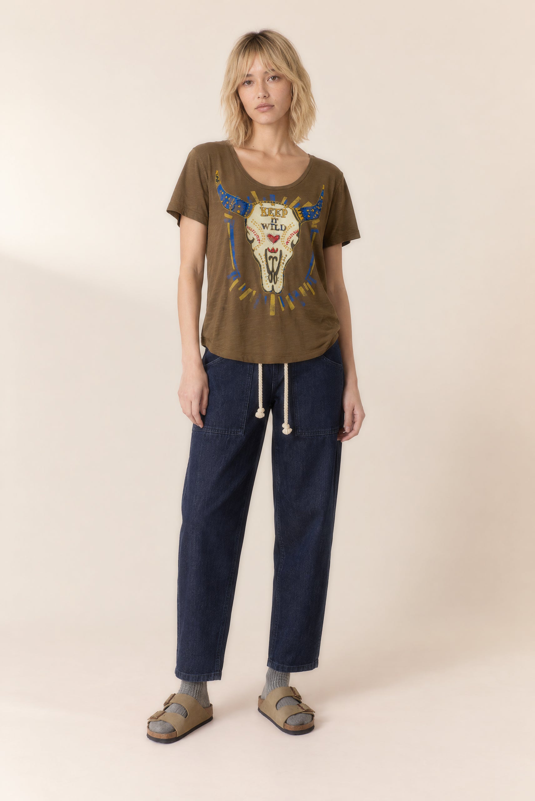 Tizia Cow Tshirt | Leon & Harper