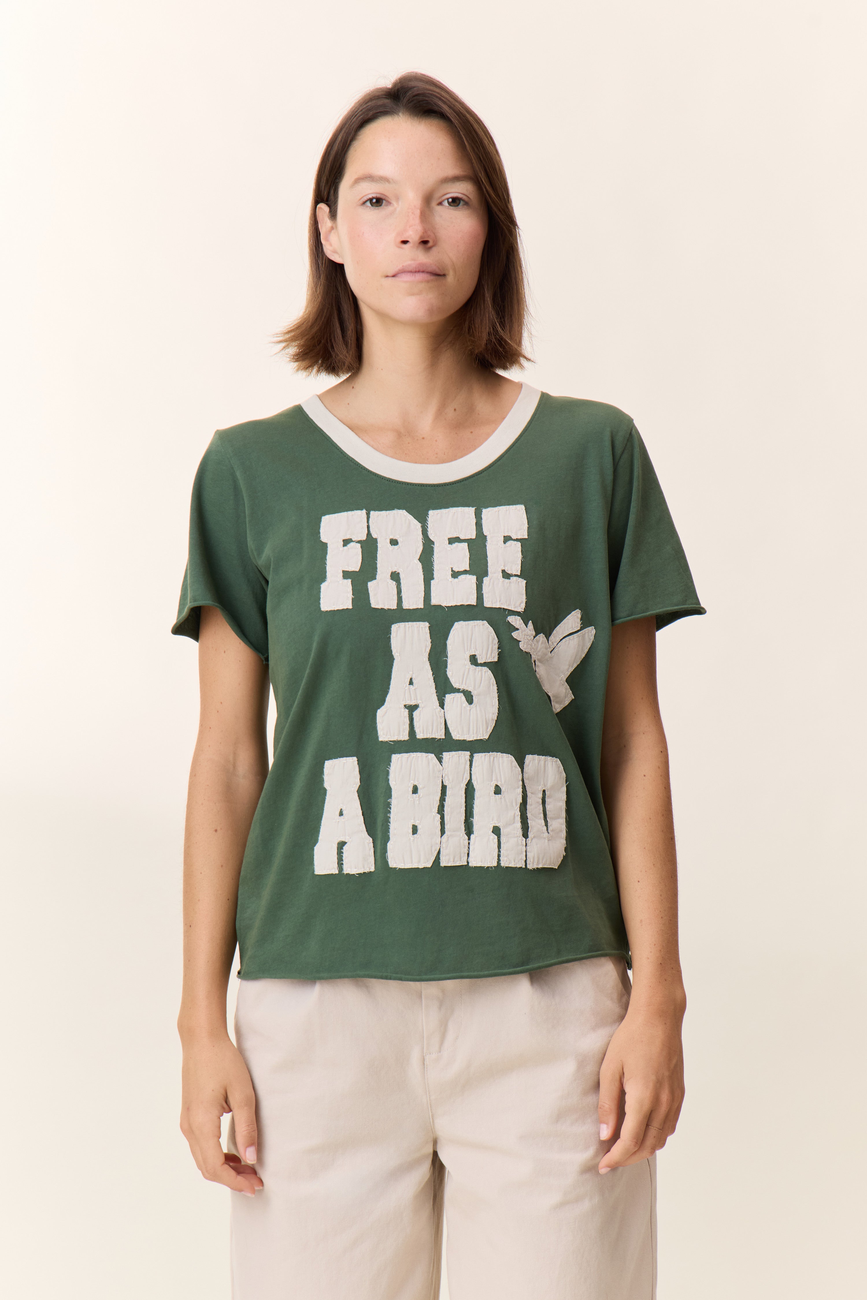 Tshirt Toro Bird Vert | Leon & Harper | Leon & Harper