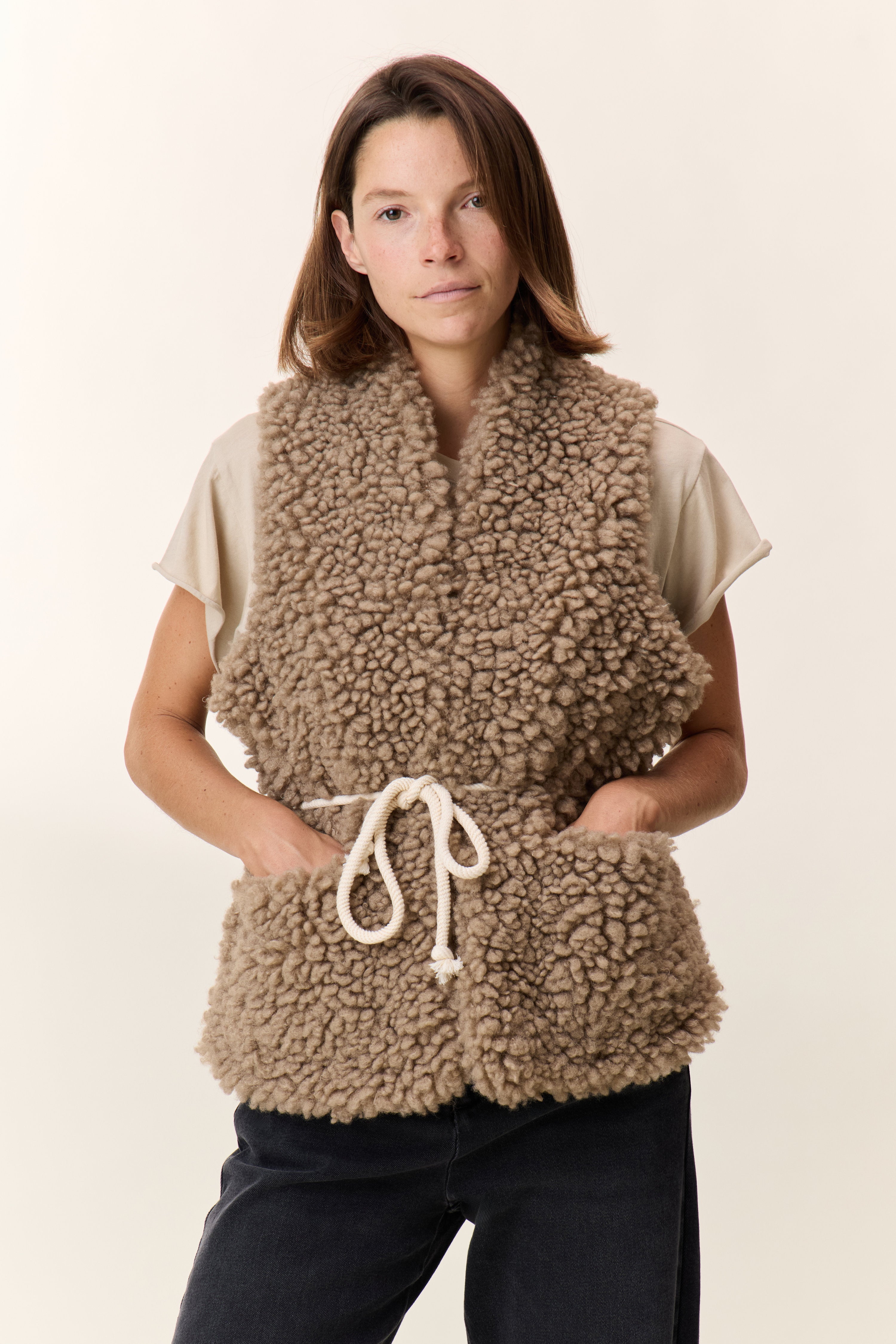 Veste Vinny Taupe | Leon & Harper | Leon & Harper
